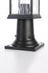 Elegant Lighting Mascher 7 inch Outdoor Pendant in Black Model: OD336P14BK