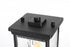Elegant Lighting Mascher 7 inch Outdoor Pendant in Black Model: OD336P14BK