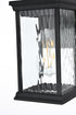 Elegant Lighting Mascher 7 inch Outdoor Pendant in Black Model: OD336W11BK