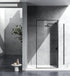 Elegant Lighting Melbourne Fixed Framed Shower Door 35x76 in Brushed Gold Model: SD188-3576BGD