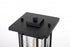 Elegant Lighting Melvale 7 inch Outdoor Pendant in Black Model: OD322P16BK