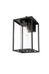 Elegant Lighting Memphis 1 Light Wall sconce W8.5 Inch E10.5 Inch H17 Inch L1 in Black (1Box) Model: OD310W17BK