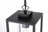 Elegant Lighting Memphis 7 inch Outdoor Pendant in Black Model: OD310H13BK