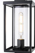Elegant Lighting Memphis 7 inch Outdoor Pendant in Black Model: OD310P17BK