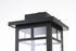 Elegant Lighting Mercer 7 inch Outdoor Pendant in Black Model: OD313P18BK