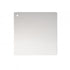 Elegant Lighting Metal Finsh Sample Metal Finish Sample in Polished Nickel 6x6 Model: MTL-201-PN-6