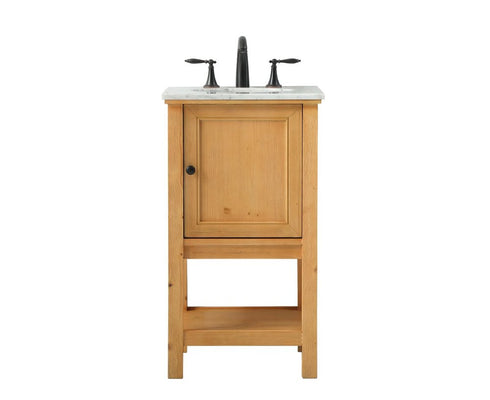 Elegant Lighting Metropolis 19 in. Single bathroom vanity set in Black Model: VF27019BK