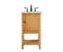 Elegant Lighting Metropolis 19 in. Single bathroom vanity set in Black Model: VF27019BK
