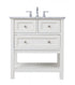 Elegant Lighting Metropolis 30 in. Single bathroom vanity set in Black Model: VF27030BK