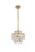 Elegant Lighting Mila 3 Light Pendant Model: 1102D12C