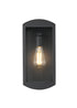 Elegant Lighting Miles 1 Light Wall Sconce W6.3 Inch E5.5 Inch H14.0 Inch in Black Model: OD410W14BK