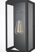 Elegant Lighting Miles 1 Light Wall Sconce W6.7 Inch E5.9 Inch H16.0 Inch in Black Model: OD410W16BK