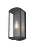 Elegant Lighting Miles 1 Light Wall Sconce W6.7 Inch E5.9 Inch H16.0 Inch in Black Model: OD410W16BK
