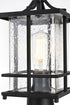 Elegant Lighting Miller 7 inch Outdoor Pendant in Black Model: OD312P16BK