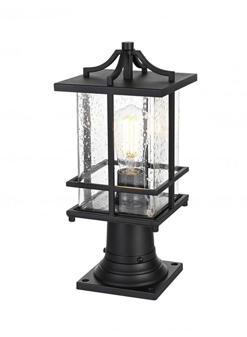 Elegant Lighting Miller 7 inch Outdoor Pendant in Black Model: OD312P16BK