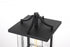 Elegant Lighting Miller 7 inch Outdoor Pendant in Black Model: OD312P16BK