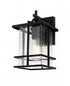 Elegant Lighting Miller 7 inch Outdoor Pendant in Black Model: OD312W12BK