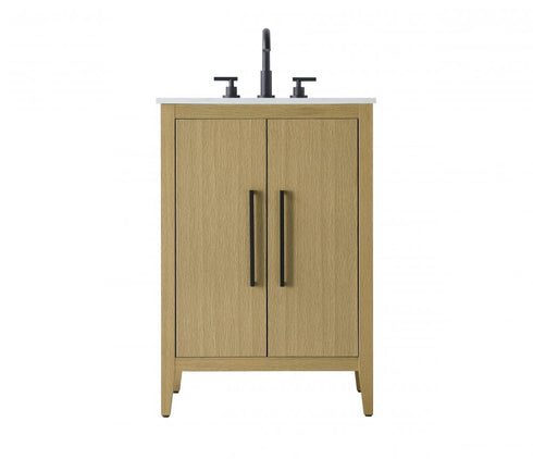 Elegant Lighting Millie 24 inch Single Bathroom Vanity in Grey Model: VF29324GR