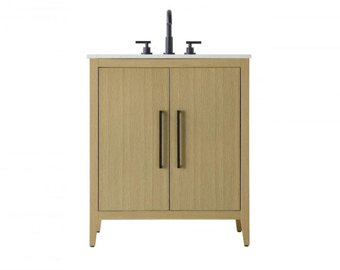 Elegant Lighting Millie 30 inch Single Bathroom Vanity in Grey Model: VF29330GR