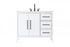 Elegant Lighting Millie 42 inch Single Bathroom Vanity in Grey Model: VF29342GR