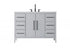 Elegant Lighting Millie 48 inch Single Bathroom Vanity in Grey Model: VF29348GR