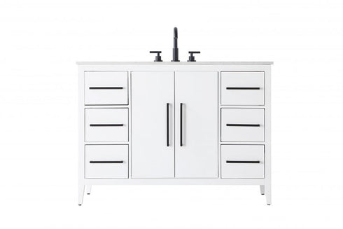 Elegant Lighting Millie 48 inch Single Bathroom Vanity in Grey Model: VF29348GR