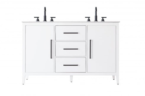 Elegant Lighting Millie 54 inch Double Bathroom Vanity in Grey Model: VF29354DGR
