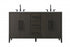 Elegant Lighting Millie 60 inch Double Bathroom Vanity in Grey Model: VF29360DGR