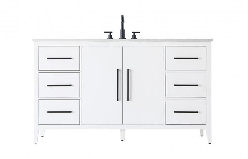 Elegant Lighting Millie 60 inch Single Bathroom Vanity in Grey Model: VF29360GR