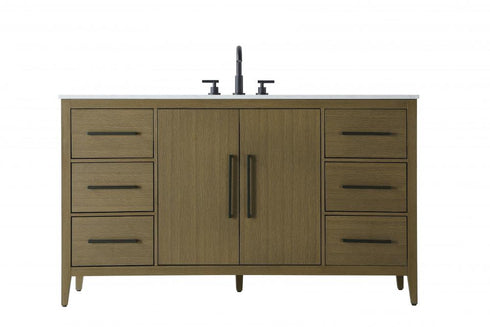Elegant Lighting Millie 60 inch Single Bathroom Vanity in Grey Model: VF29360GR