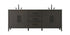 Elegant Lighting Millie 84 inch Double Bathroom Vanity in Grey Model: VF29384DGR