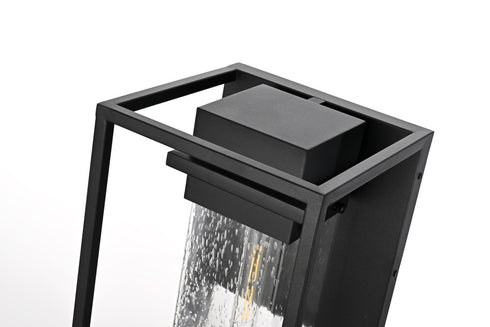 Elegant Lighting Morse 1 Light Wall sconce W10 Inch E10 Inch H16 Inch L1 in Black (1Box) Model: OD366W16BK