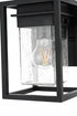 Elegant Lighting Morse 7 inch Outdoor Pendant in Black Model: OD366W9BK