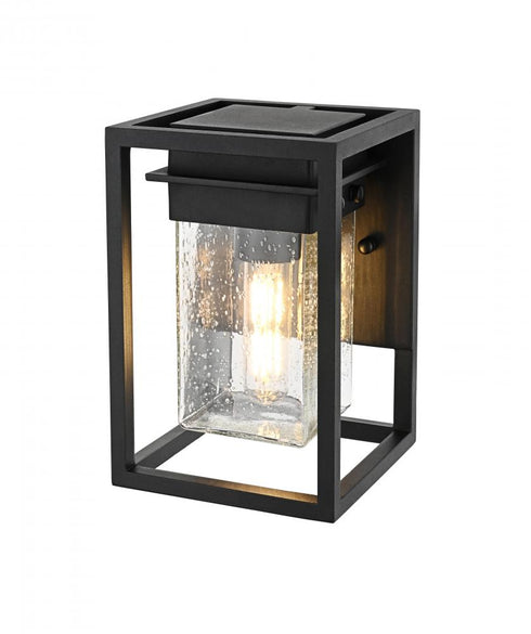 Elegant Lighting Morse 7 inch Outdoor Pendant in Black Model: OD366W9BK