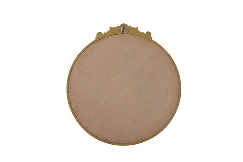 Elegant Lighting Naomi Vintage Resin Mirror 24x25.6 Inch in Antique Brass Model: MR7G24AB
