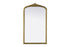 Elegant Lighting Naomi Vintage Resin Mirror 24x42 Inch in Antique Brass Model: MR7F2442AB