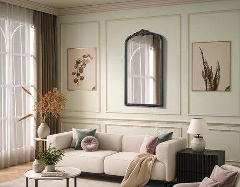 Elegant Lighting Naomi Vintage Resin Mirror 24x42 Inch in Vintage Bronze Model: MR7F2442VB