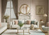 Elegant Lighting Naomi Vintage Resin Mirror 30x32 Inch in Antique Brass Model: MR7G30AB