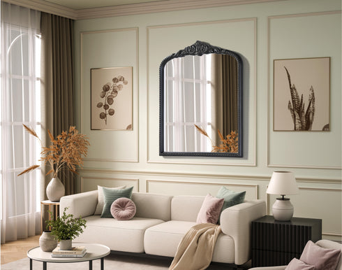 Elegant Lighting Naomi Vintage Resin Mirror 30x36 Inch in Vintage Bronze Model: MR7F3036VB