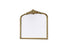 Elegant Lighting Naomi Vintage Resin Mirror 33x30 Inch in Antique Brass Model: MR7F3330AB