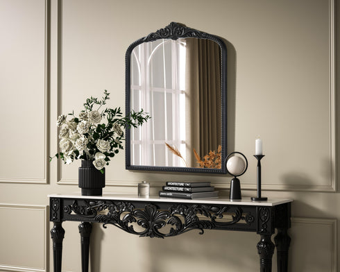 Elegant Lighting Naomi Vintage Resin Mirror 33x42 Inch in Vintage Bronze Model: MR7F3342VB