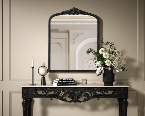 Elegant Lighting Naomi Vintage Resin Mirror 33x42 Inch in Vintage Bronze Model: MR7F3342VB