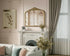 Elegant Lighting Naomi Vintage Resin Mirror 36x30 Inch in Antique Brass Model: MR7F3630AB