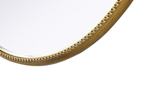 Elegant Lighting Naomi Vintage Resin Mirror 42x45 Inch in Antique Brass Model: MR7G42AB