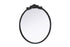 Elegant Lighting Naomi Vintage Resin Mirror 42x45 Inch in Vintage Bronze Model: MR7G42VB