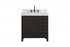 Elegant Lighting Nathan Vanity Cabinet 1DR 3DW 32 Inch W x 22 Inch D x 34 Inch H in Chestnut Brown Model: VF60632MCB