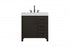 Elegant Lighting Nathan Vanity Cabinet 1DR 3DW 32 Inch W x 22 Inch D x 34 Inch H in Chestnut Brown Model: VF60632MCB