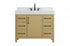 Elegant Lighting Nathan Vanity Cabinet 1DR 6DW 42 Inch W x 22 Inch D x 34 Inch H in Chestnut Brown Model: VF60642MCB