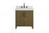 Elegant Lighting Nathan Vanity Cabinet 2DR 30 Inch W x 22 Inch D x 34 Inch H in Chestnut Brown Model: VF60630MCB