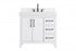 Elegant Lighting Nathan Vanity Cabinet 2DR 3DW 36 Inch W x 22 Inch D x 34 Inch H in Chestnut Brown Model: VF60636MCB